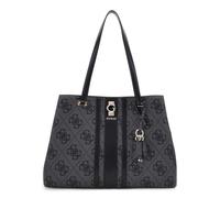 GUESS Erenia Tote Bag Coal Logo Dark Grey