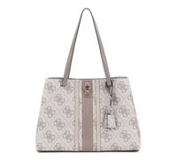 GUESS Erenia Tote Bag Dark Taupe Logo Taupe Taupe
