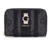 GUESS Erenia Zip Around Wallet Coal Logo Dark Grey