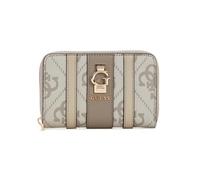 GUESS Erenia Zip Around Wallet Dark Taupe Logo