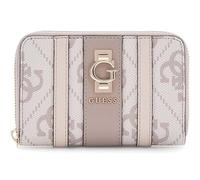 GUESS Erenia Zip Around Wallet Dark Taupe Logo