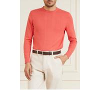 GUESS Essential Garment Spiced Sweater Salmon size L | Sweaters Outlet | Men | Red L