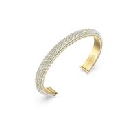 Guess Essenza Women's Gold Cubic Zirconia Bangle Bracelet JUBB06022JWYGL | Acotis - Brass / Cubic Zirconia