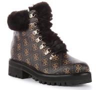 Guess Europe SAGL Women's ISSA Ankle Boot, Brown Ochra, 3 UK