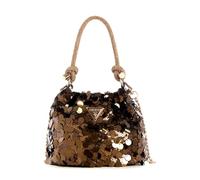 GUESS evening bag crossbody bag Holiday Shine Pochette Mini Bronze bronze