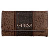 GUESS Factory Ange Slim Clutch Wallet, cocoa, Clutch