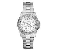 GUESS Factory Women's Silver-Tone Multifunction Watch