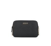 GUESS Factory Zakaria Debossed Logo Double-Zip Crossbody, Black, One Size