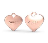 GUESS Falling in Love Rose Gold Plated Crystal Earrings