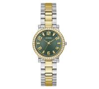 GUESS Fawn Women's Stainless Steel Watch, Multicoloured/Gold, Classic