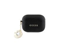 Guess GUAP2PGEHCDK Cover Glitter Heart Charm Black - AirPods Pro 2