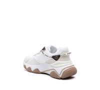GUESS FL7MICFAL12 Women's Micola Mixed Leather Running S Trainers (White, UK 6)