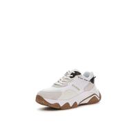 GUESS FL7MICFAL12 Women's Micola Mixed Leather Running S Trainers (White, UK 6)
