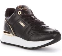 Guess for woman. FL8DDYELE12 Trainers Kaddy black (37), Flat, Laces, Casual