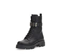 Guess Fl8mdxele10 Biker Leather Ankle Boots Black