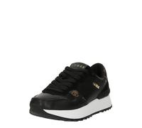 GUESS FL8VIAELE12 Women's Vinsa Low Top Casual Logo Pu Trainers (Black White, UK 7)