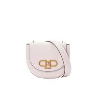 GUESS Fleet Mini Saddle Crossbody Bag Stone