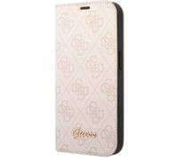 Guess Folio Case for iPhone 14 Pro Max Printed 4G Trendy, Pink