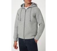 GUESS Full Zip Hooded Flee Light Stone Heather size S | Cardigans Outlet | Men S