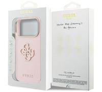 Guess FW Resin Big 4G Logo Case for iPhone 17 Pro 6.3" Pink - GUHCP17L5PS4RGGP