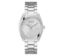 GUESS Women's Cubed Watch, Silver, Bracelet