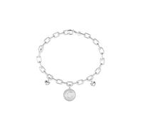 Guess G Talisman Women's Pearly Multi-Charm Bracelet in Silver-Tone