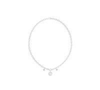 Guess G Talisman Women's Pearly Multi-Charm Necklace in Silver-Tone