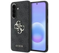 CG MOBILE Guess Leather 4G Metal Logo Case for Samsung Galaxy A37 (Black)