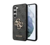 Guess Galaxy S23 Plus Case, Gray - 4G Big Metal Logo