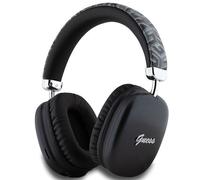 Guess GCube Metallic Script Logo On Ear Wireless Headphone Black - GUBHK1GCTCSK