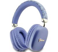 Guess GCube Metallic Script Logo On Ear Wireless Headphone Purple - GUBHK1GCTCSU