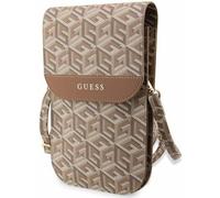 Guess Gcube Universal Phone Pouch with Strap Brown - GUWBHGCFSEW