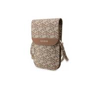 Guess Gcube Universal Phone Pouch with Strap Brown - GUWBHGCFSEW