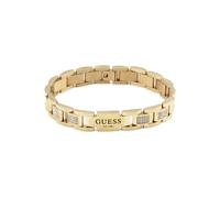 Guess Jewellery Guess Gents Frontier Flat Chain & White CZ Yellow Gold Tone Bracelet