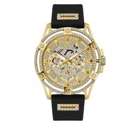Guess Gents Gold Tone & Black King Watch Gold