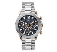 Guess Gents Silver Tone Edge Watch Silver