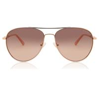 Guess GF6143 28F Womenâs Sunglasses Gold Size 59