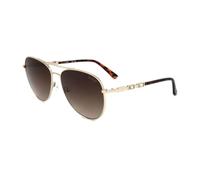 Guess Sunglasses GF6143 Women's Aviator Gold One Size