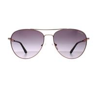 Aviator Rose Gold Grey Gradient GF6143 Guess Gold One Size