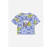 Guess Girls Amalfi Coast Midi T-Shirt in Blue - Blue - 14 Yrs