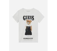 Guess Girls Bear T-Shirt in White - White - 8 Yrs