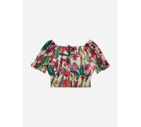 Guess Girls Chiffon Floral Blouse in Multicolour - Multicoloured - 10 Yrs