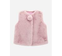Guess Girls Faux Fur Gilet in Pink - Pink - 24 Mths