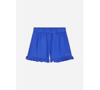 Guess Girls Poplin Logo Shorts in Blue - Blue - 7 Yrs