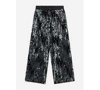 Guess Girls Sequin Wide Leg Trousers in Black - Black - 8 Yrs
