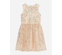 Guess Girls Sleeveless Sequin Dress in Beige - Beige - 16 Yrs