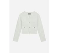 Guess Girls Tweed Cardigan in White - White - 10 Yrs
