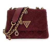 GUESS Giully II Mini 2 Compartment Convertible Flap Shoulder Bag Dark Red