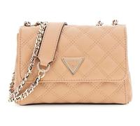 GUESS Giully II Mini Compound Convertible Flap Bag Beige Light Brown