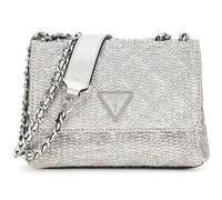 GUESS Giully II Mini Compound Convertible Flap Bag Silver